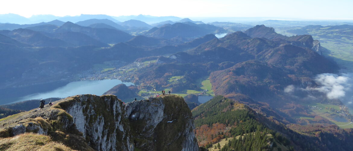 Die Tour auf den Schafberg bietet ein unglaubliches Panorama mit Blick auf 13 Seen.